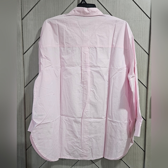 Universal Thread Pink Women's Button Down Shirt - Picture 3 of 3